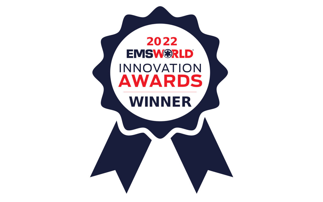 Graphic of EMS World Innovation Award icon.