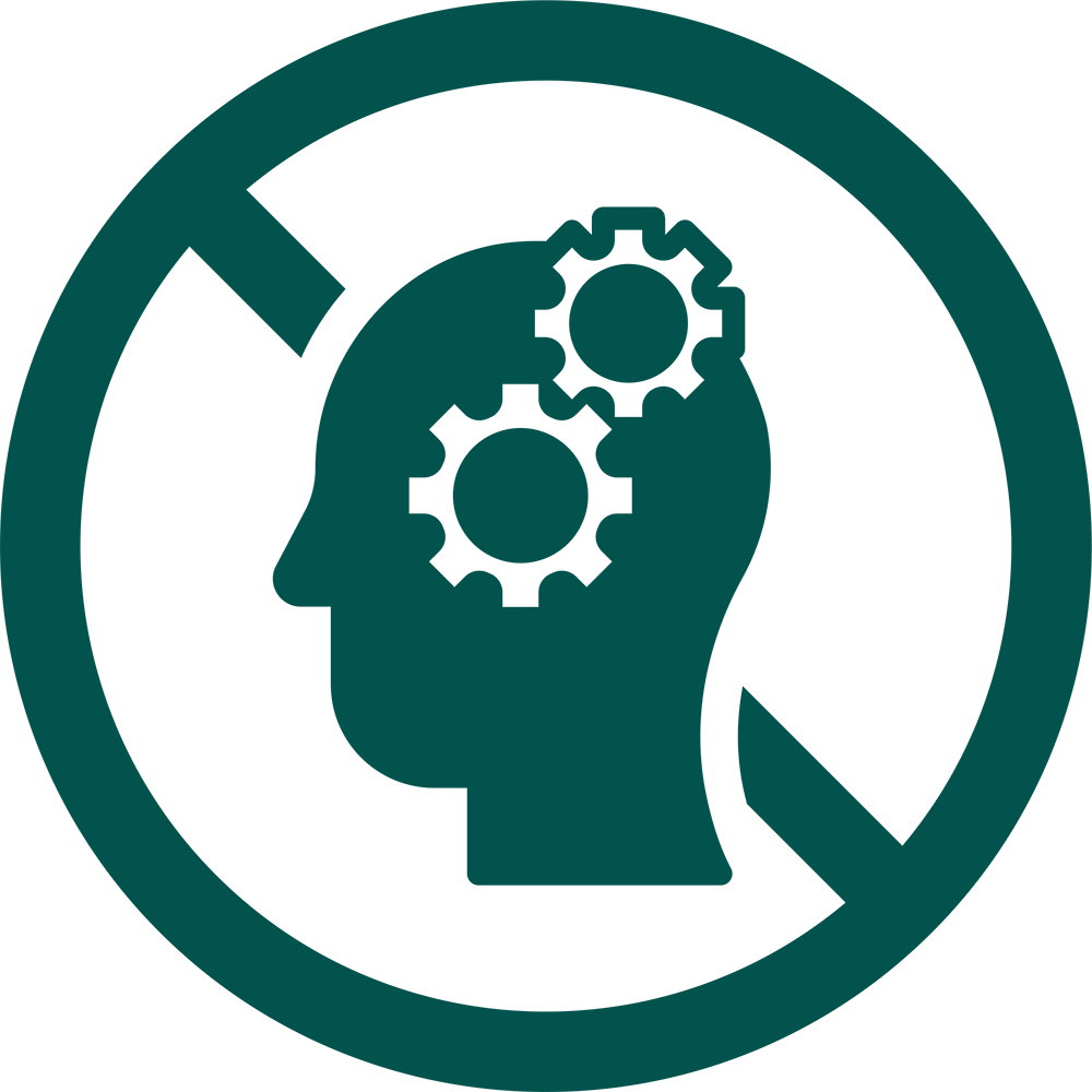 Reduced Cognitive Calculations Icon