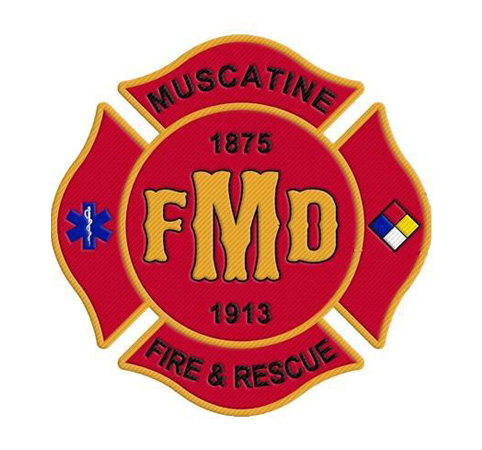 Muscatine Fire and Rescue Logo